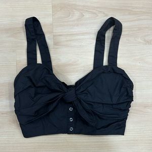 A.L.C. black crop top